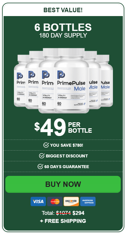 prime pulse 6 bottles price